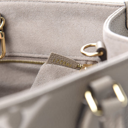 Louis Vuitton Empreinte Monogram Giant Onthego PM Tourterelle Creme 9 of 10