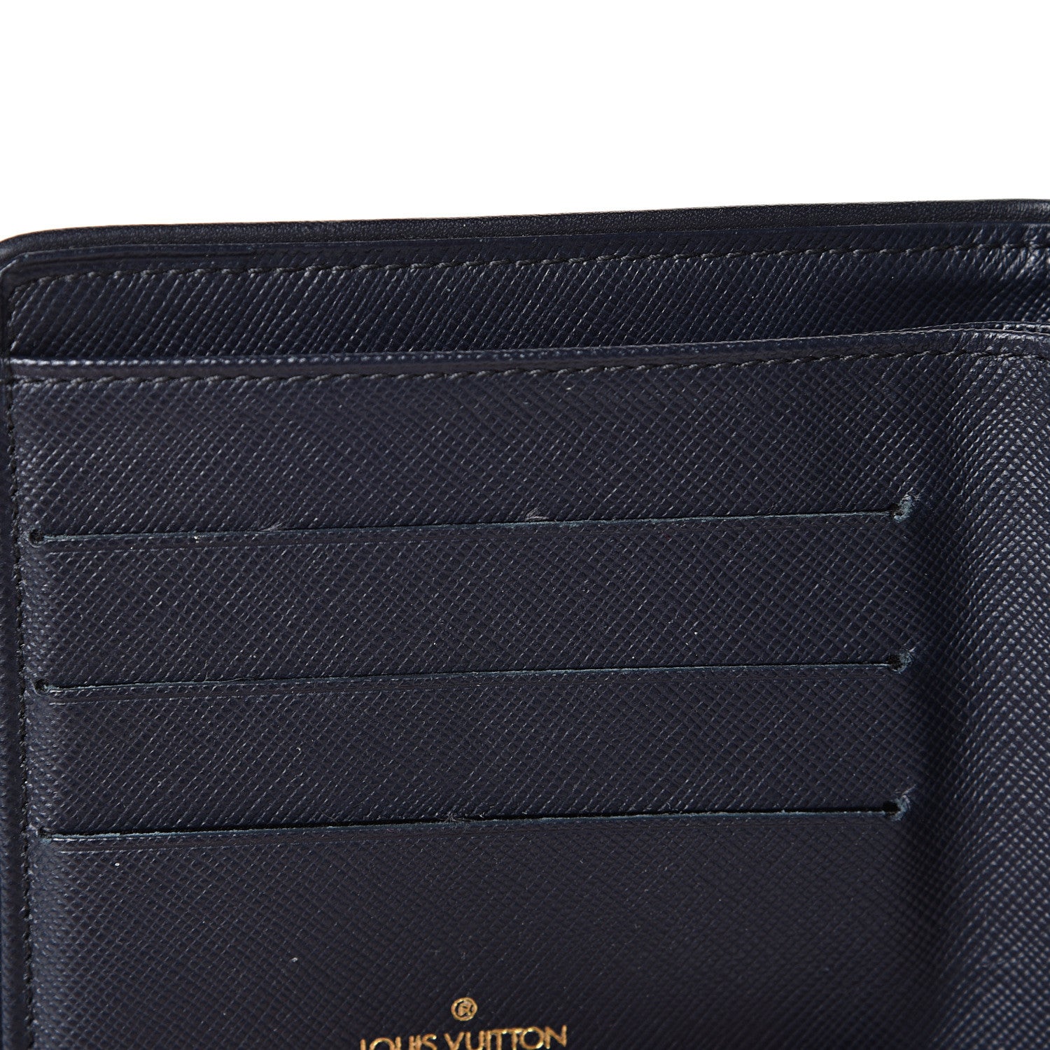 Louis Vuitton Mini Monogram Compact Wallet Blue 8 of 9