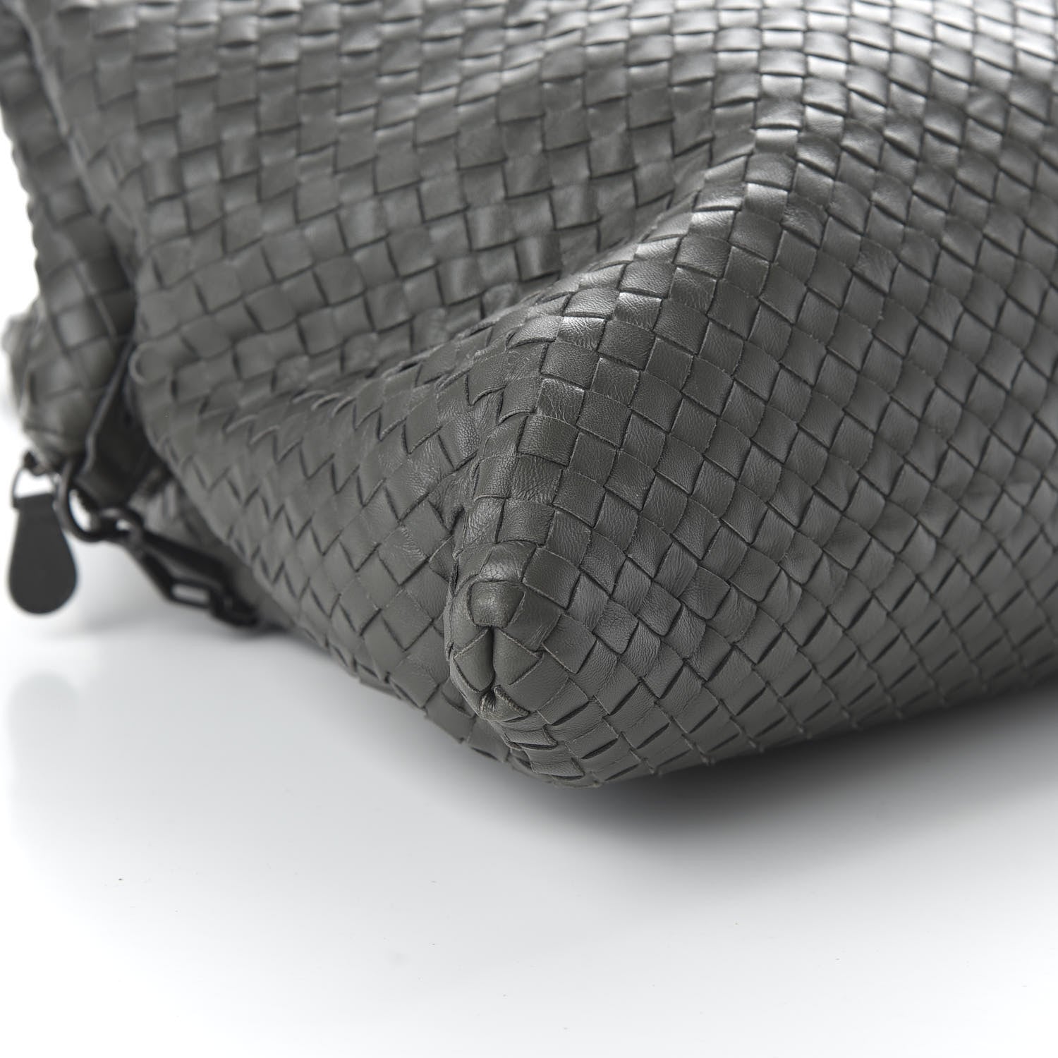 Bottega Veneta Nappa Intrecciato Maxi Convertible Tote Grey 6 of 10