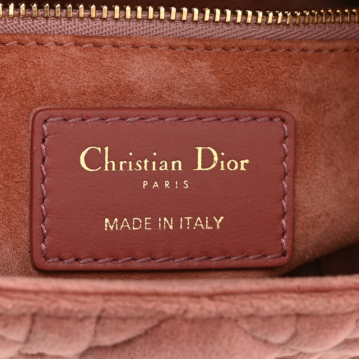Christian Dior Velvet Mini Lady Dior Pink 6 of 10