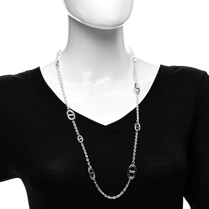 Hermes Sterling Silver Farandole Necklace 80 2 of 4