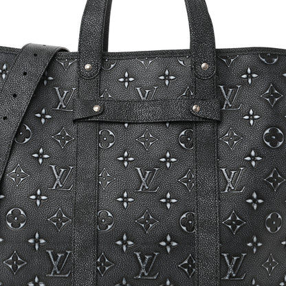 Louis Vuitton Calfskin Monogram Journey Tote Charcoal 7 of 10