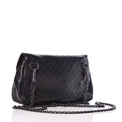 Bottega Veneta Nappa Intrecciato Mini Chain Messenger Black 3 of 10