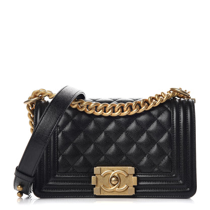 Chanel Caviar Quilted Small Boy Flap Black 1 of 9