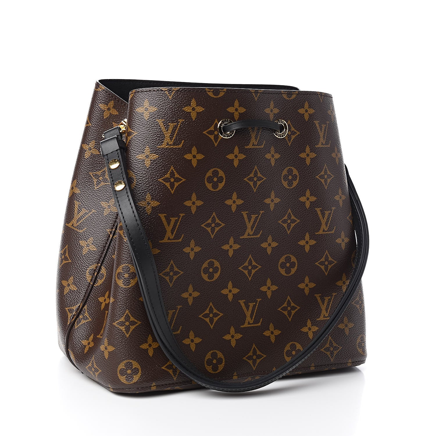 Louis Vuitton Monogram Neonoe MM Black 3 of 10