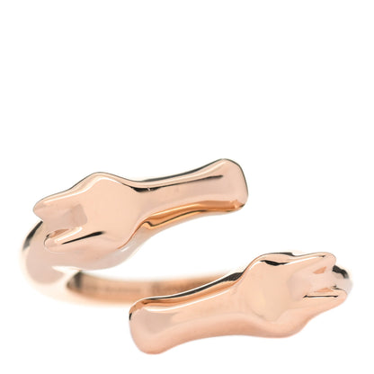 Hermes 18K Rose Gold PM Galop Ring 50 5.25 1 of 7