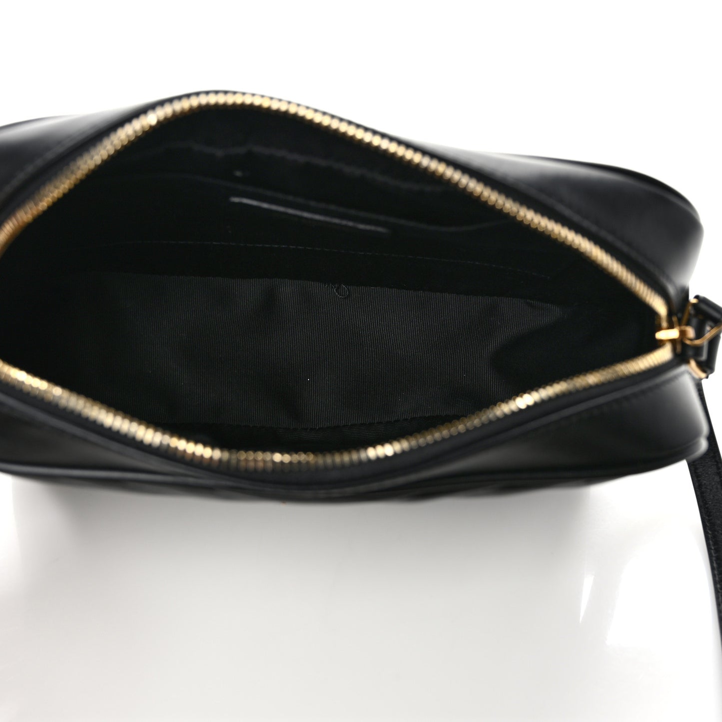 Calfskin Matelasse Monogram Lou Camera Bag Black