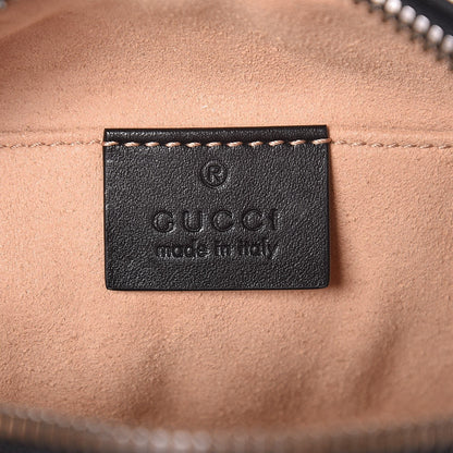 Gucci Calfskin Matelasse GG Marmont Belt Bag 95 38 Black 6 of 11
