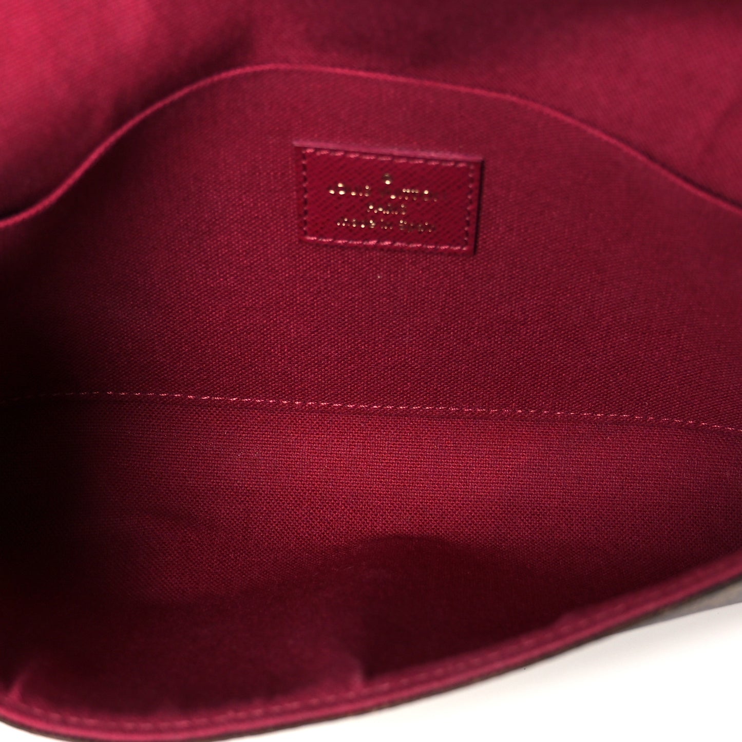 Monogram Pochette Felicie Chain Wallet Fuchsia