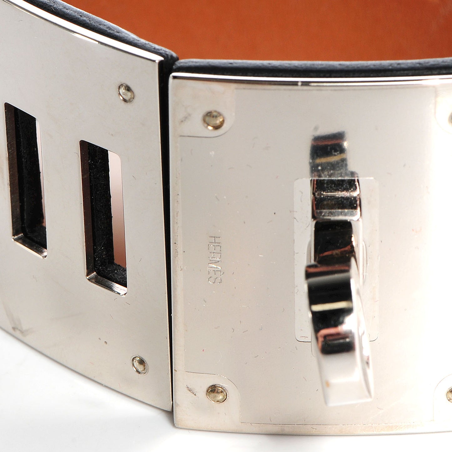 Chamonix Leather Kelly Dog Bracelet Black