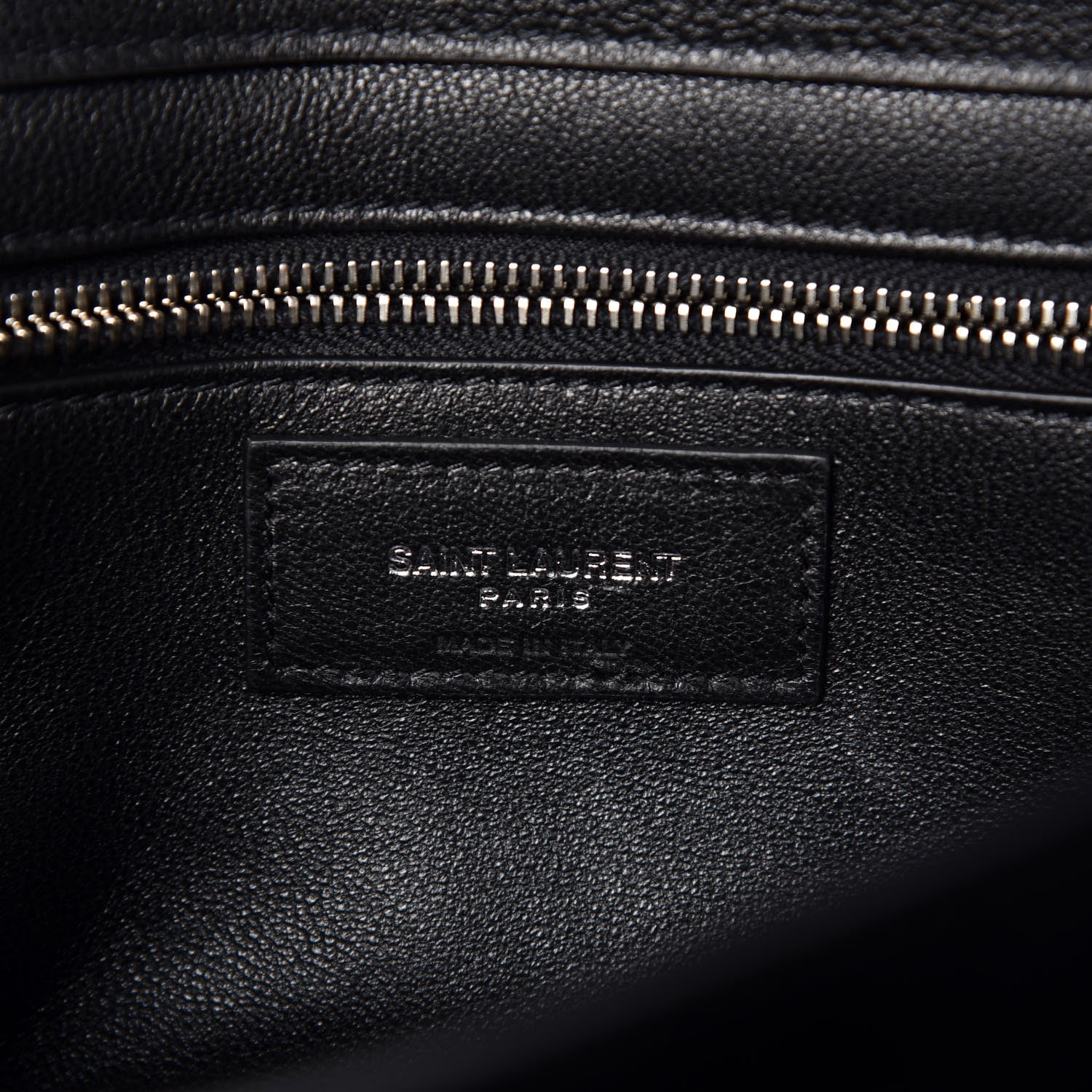 Saint Laurent Smooth Calfskin Catherine Heart Studded Satchel Black 7 of 10