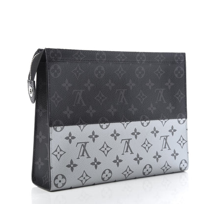 Louis Vuitton Monogram Eclipse Split Pochette Voyage MM 3 of 8