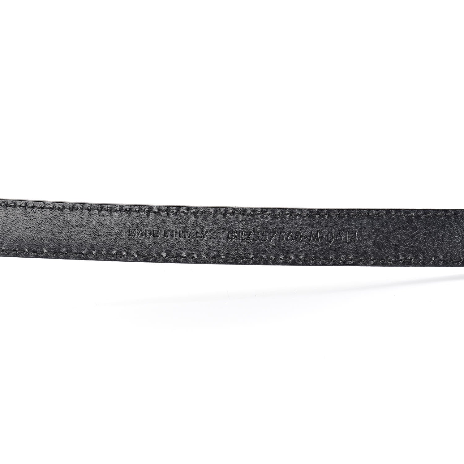 Saint Laurent Calfskin Monogram Chain Belt Black 5 of 6