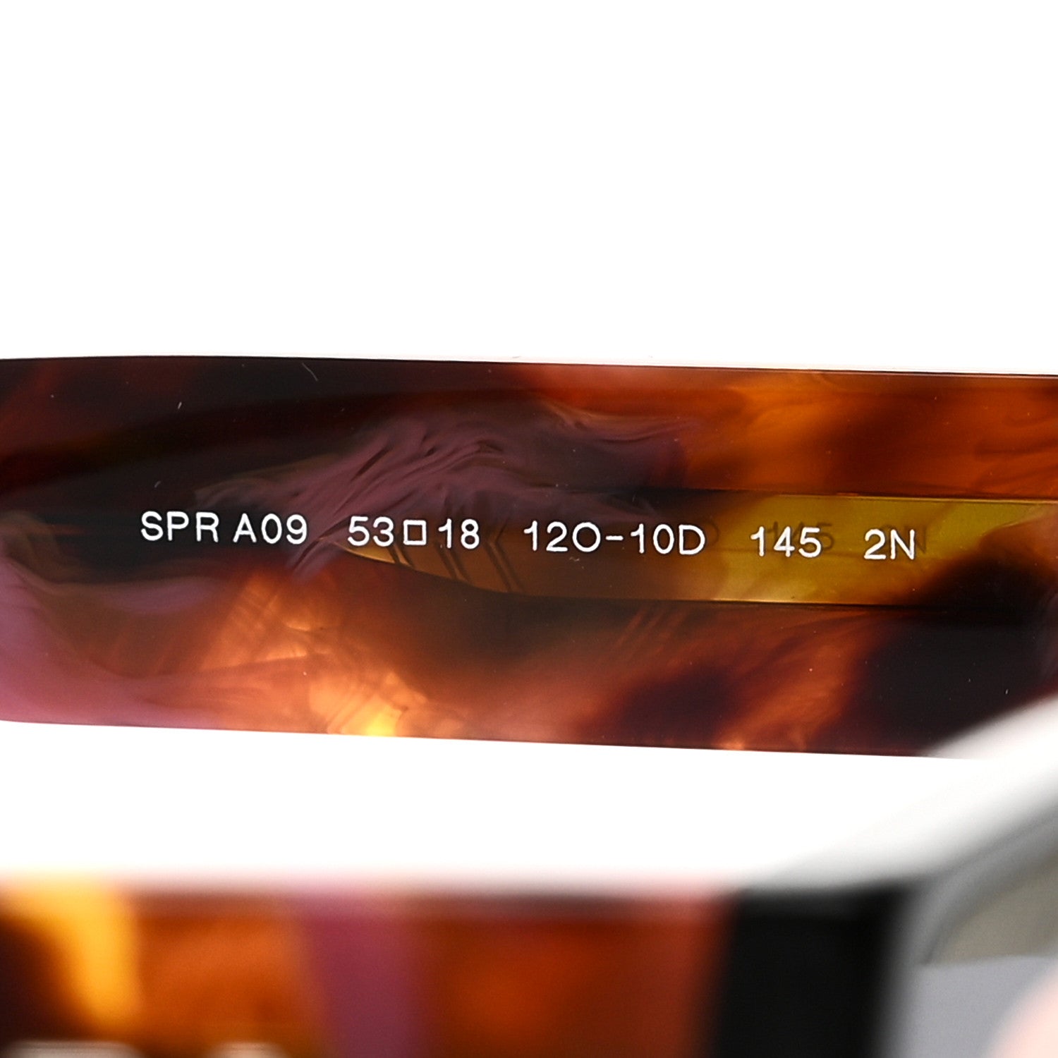 Prada Acetate Sunglasses SPR A09 Tortoise Purple 6 of 7