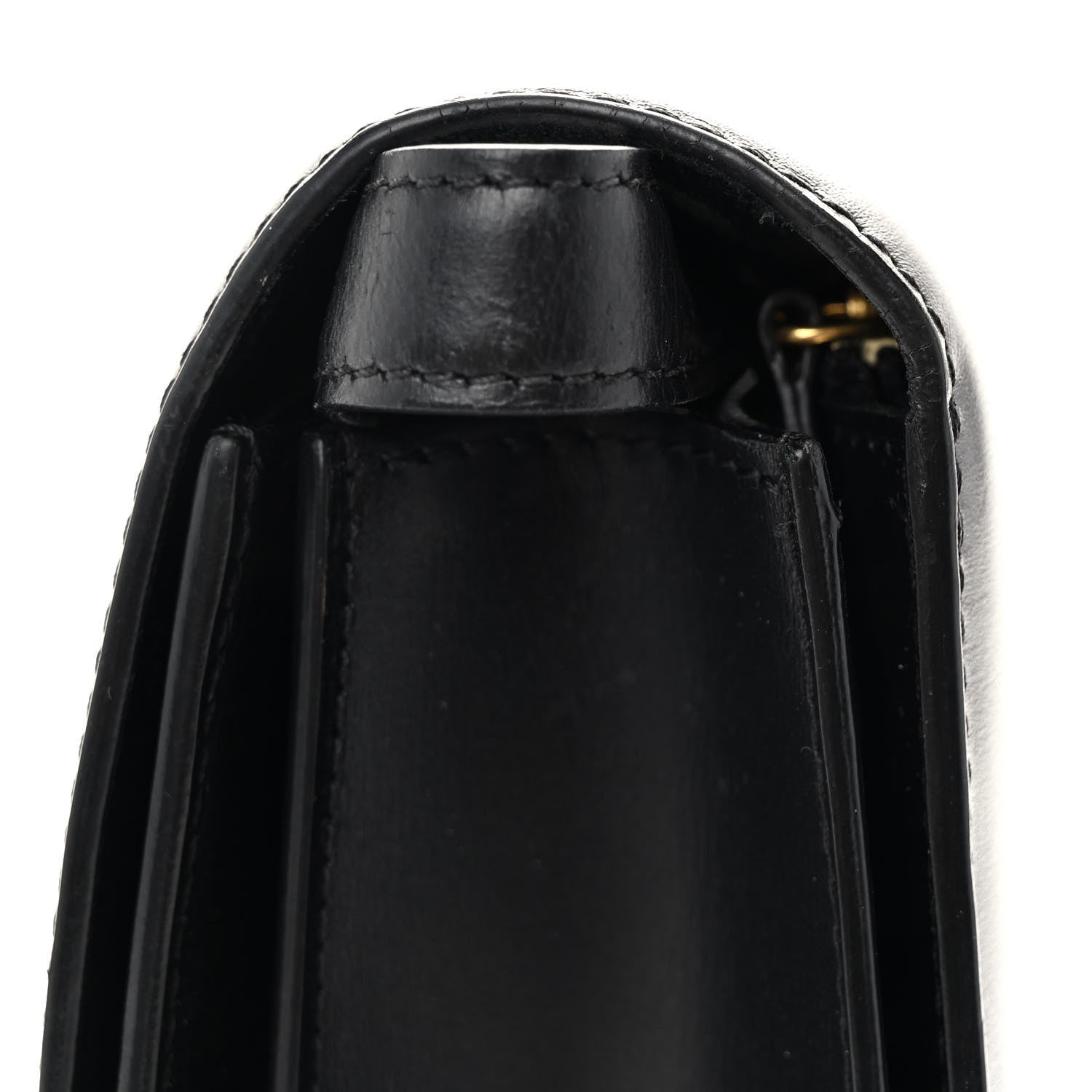 Celine Box Calfskin Medium Classic Box Flap Bag Black 12 of 14