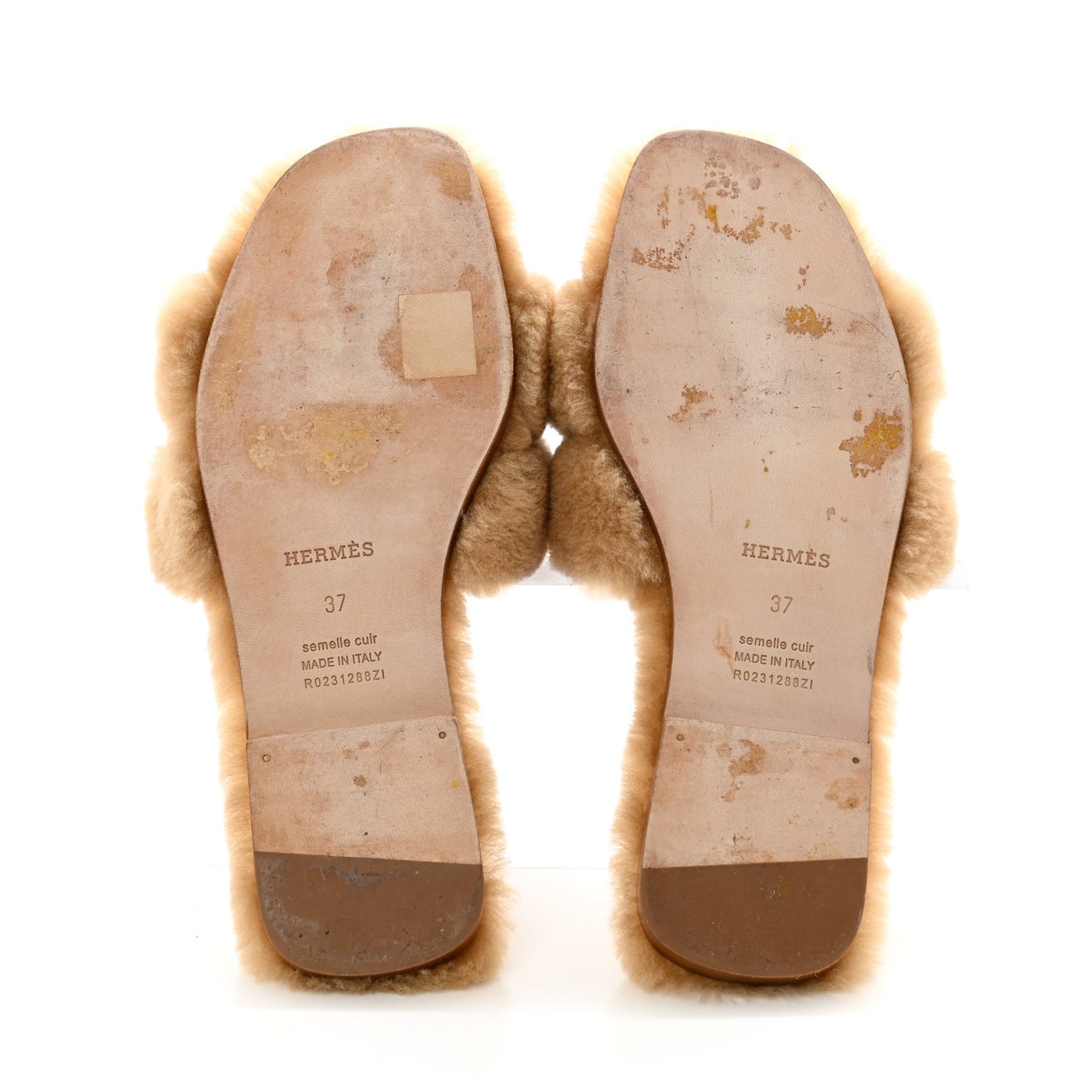 Woolskin Oran Sandals 37 Beige Argile