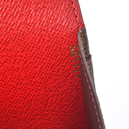 Louis Vuitton Damier Ebene Josephine Wallet Red 10 of 10