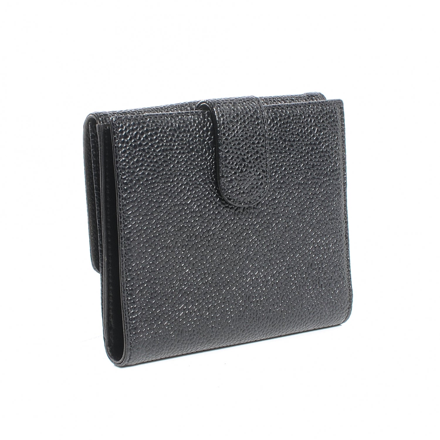 Chanel Caviar Compact CC Wallet Black 3 of 7