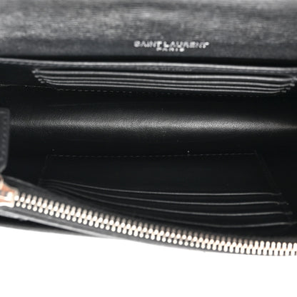 Saint Laurent Calfskin Monogram Sunset Chain Wallet 5 of 13