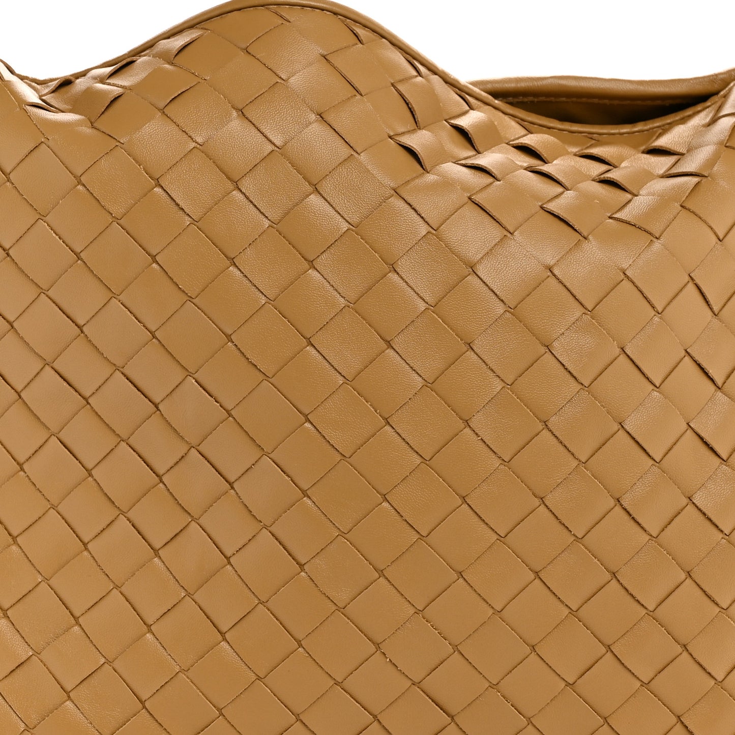 Calfskin Intrecciato Small Hop Dark Praline