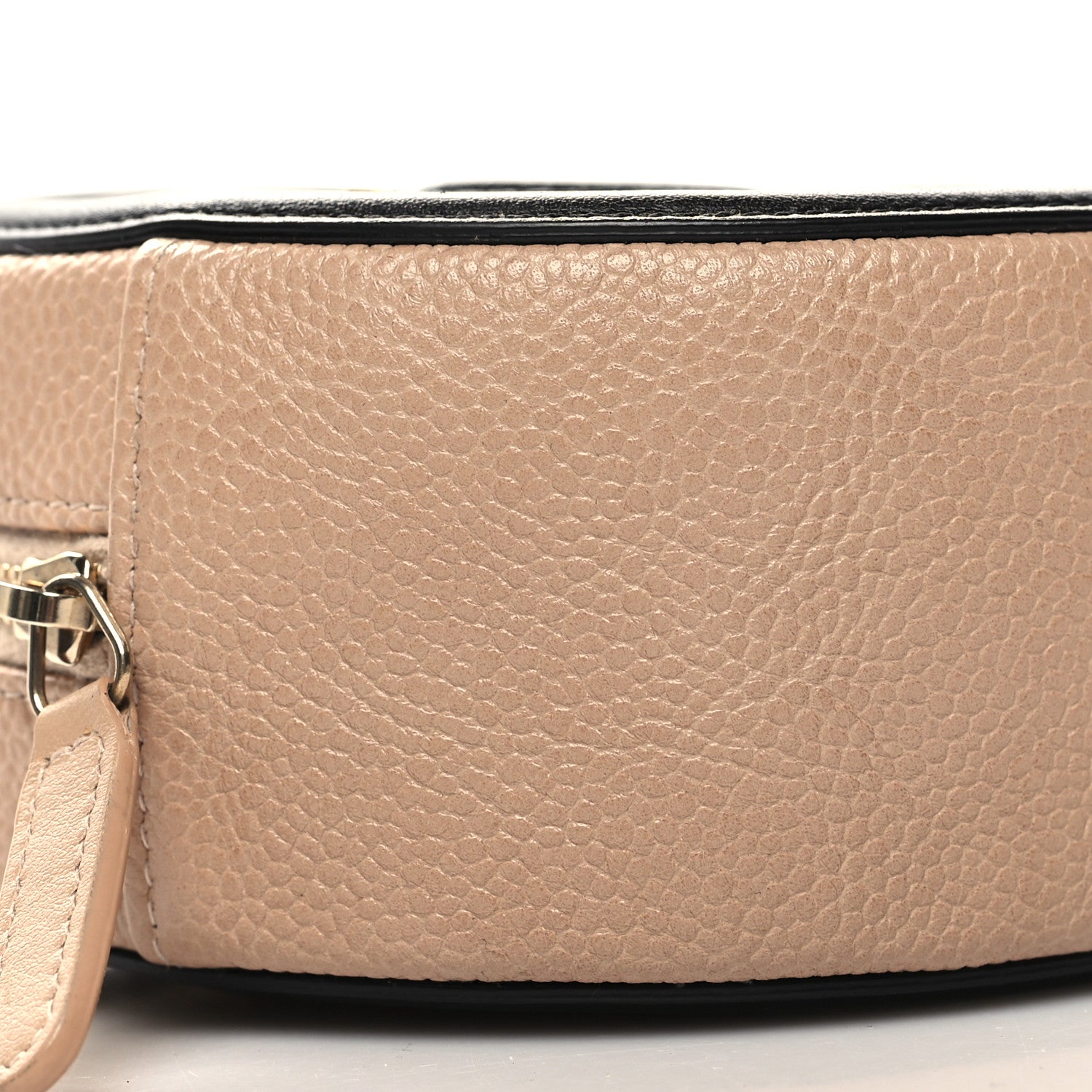 Chanel Caviar Quilted Round Filigree Crossbody Beige Black 9 of 11