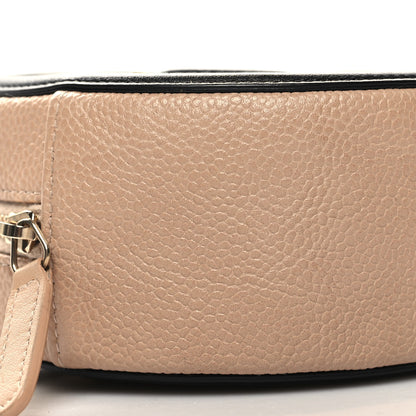 Chanel Caviar Quilted Round Filigree Crossbody Beige Black 9 of 11