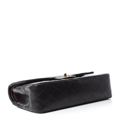 Chanel Lambskin Quilted Medium Double Flap Black 4 of 16