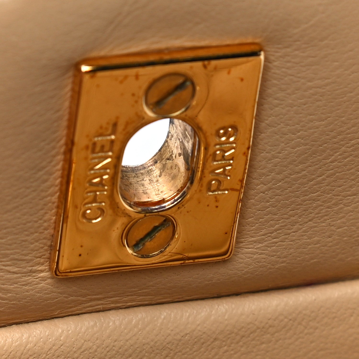 Chanel Lambskin Quilted Small Double Flap Beige 47 of 47