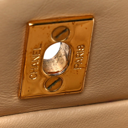Chanel Lambskin Quilted Small Double Flap Beige 47 of 47