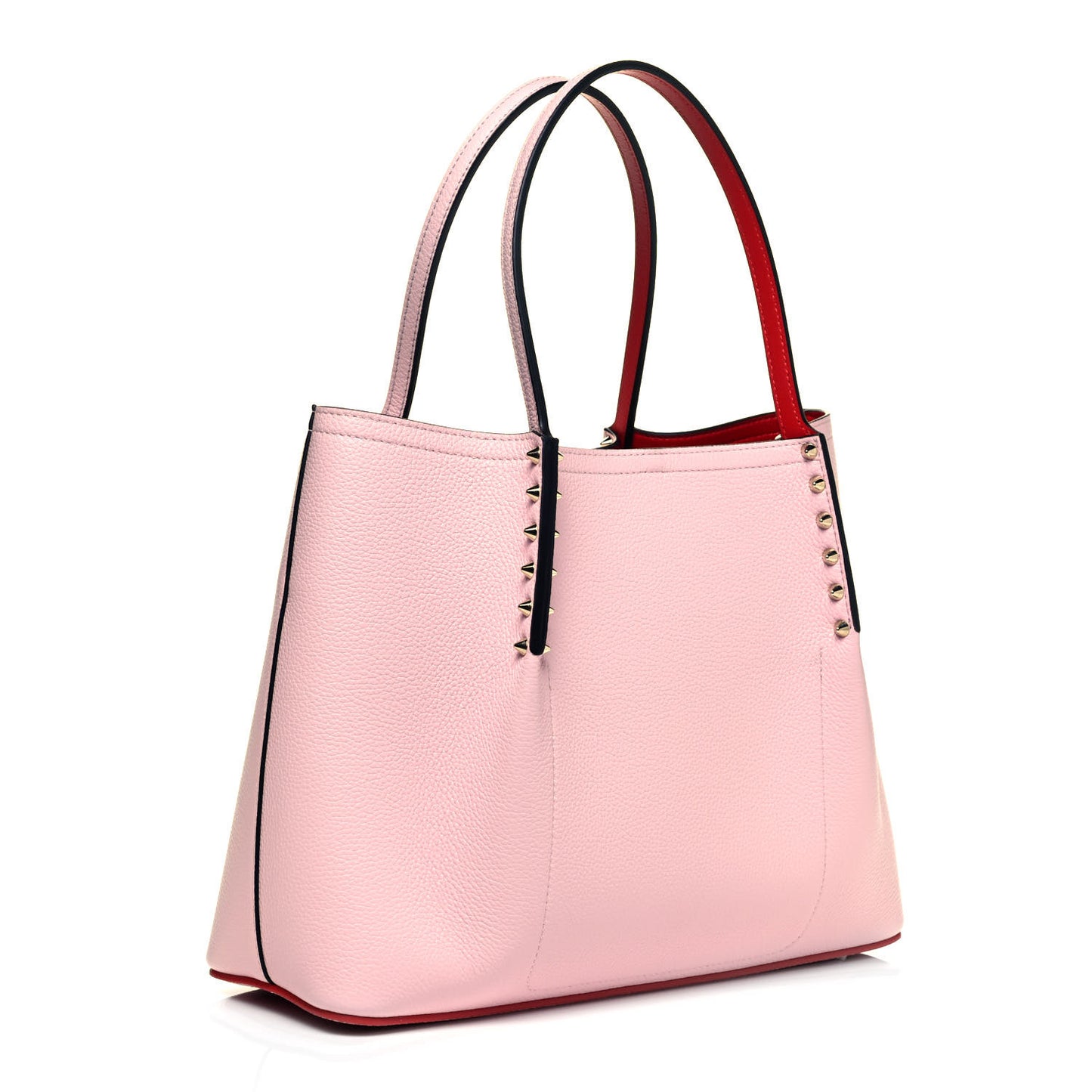 Calfskin Spiked Small Cabarock Shopper Tote Poupee