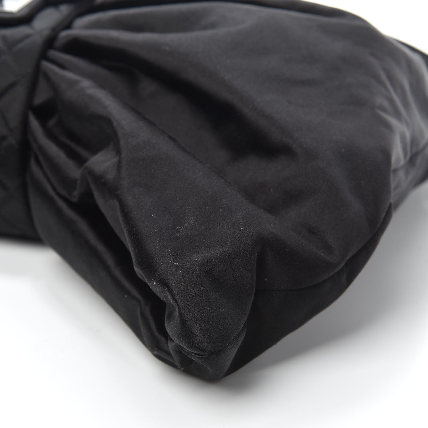 Chanel Satin Large Bow Bag Black 9 of 9
