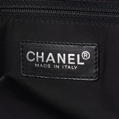 Chanel Nylon Large Travel Tote Black 8 of 13