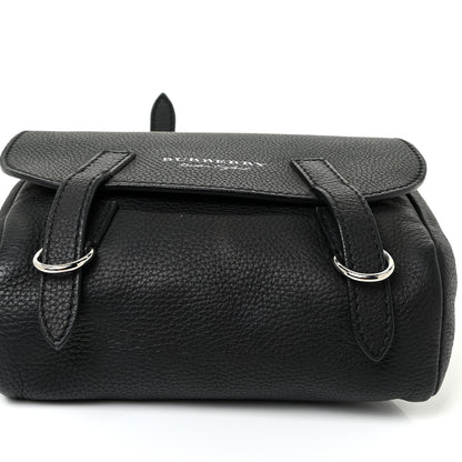 Burberry Soft Grain Calfskin Baby Bridle Saddle Bag Black 10 of 13