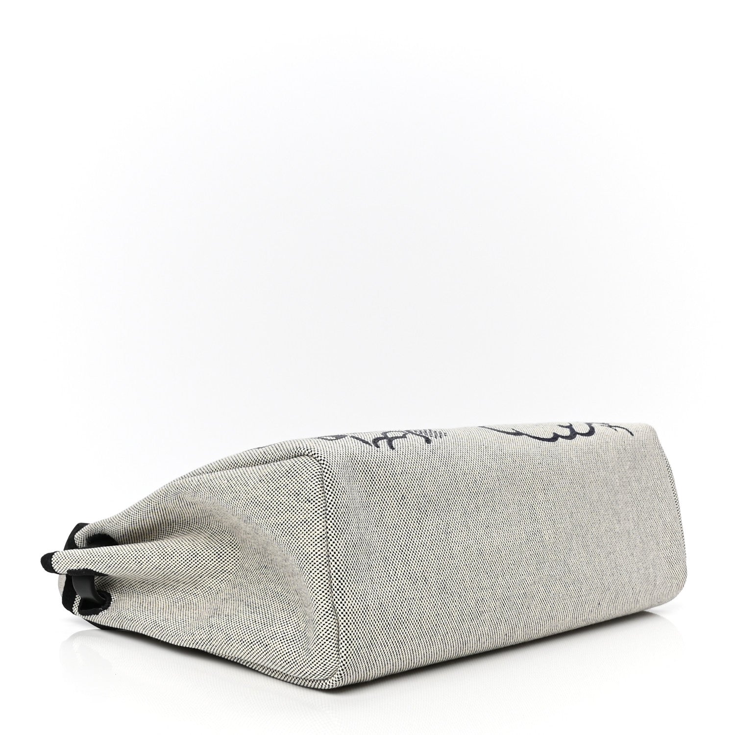Hermes Vache Hunter Toile H Pegase Pop Herbag Zip Retourne 31 PM Bleu Indigo Ecru Black 3 of 4