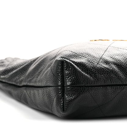 Chanel Shiny Caviar Quilted Chanel 22 Black 10 of 11