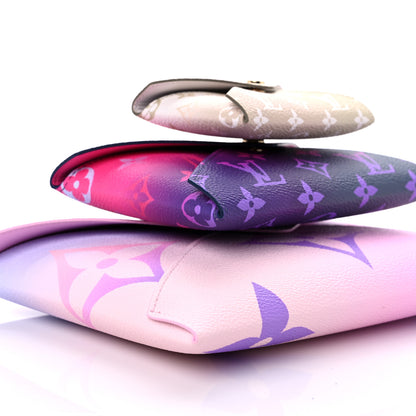 Louis Vuitton Monogram Giant Spring In The City Kirigami Pochette Set Sunrise Pastel Midnight Fuchsia Sunset Kaki 9 of 11