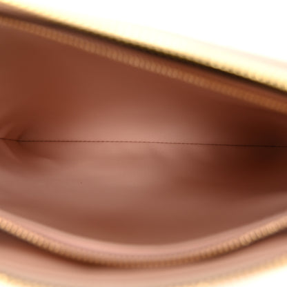 Louis Vuitton Pearlescent Lambskin Embossed Monogram Coussin PM Beige Rose 5 of 11