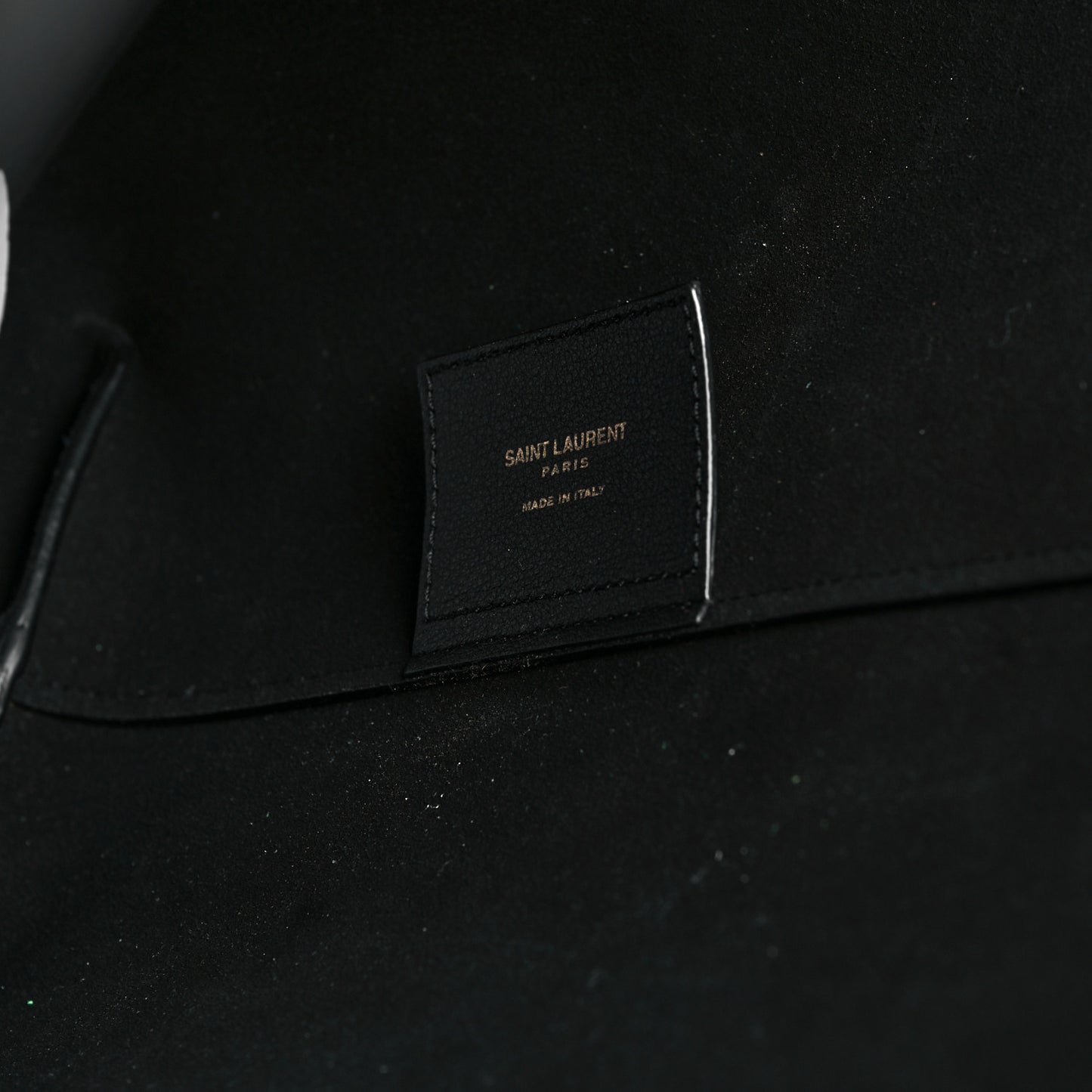 Calfskin Large Shopping Tote Black