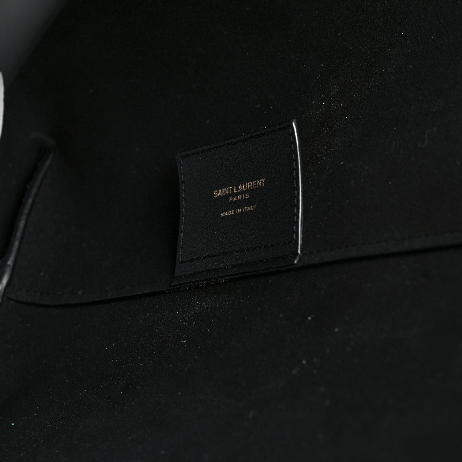 Saint Laurent Calfskin Large Shopping Tote Black 7 of 9