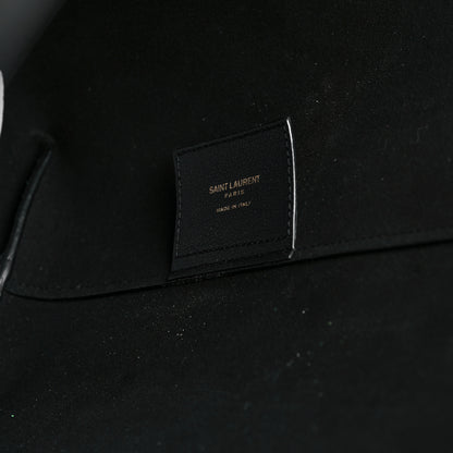Saint Laurent Calfskin Large Shopping Tote Black 7 of 9