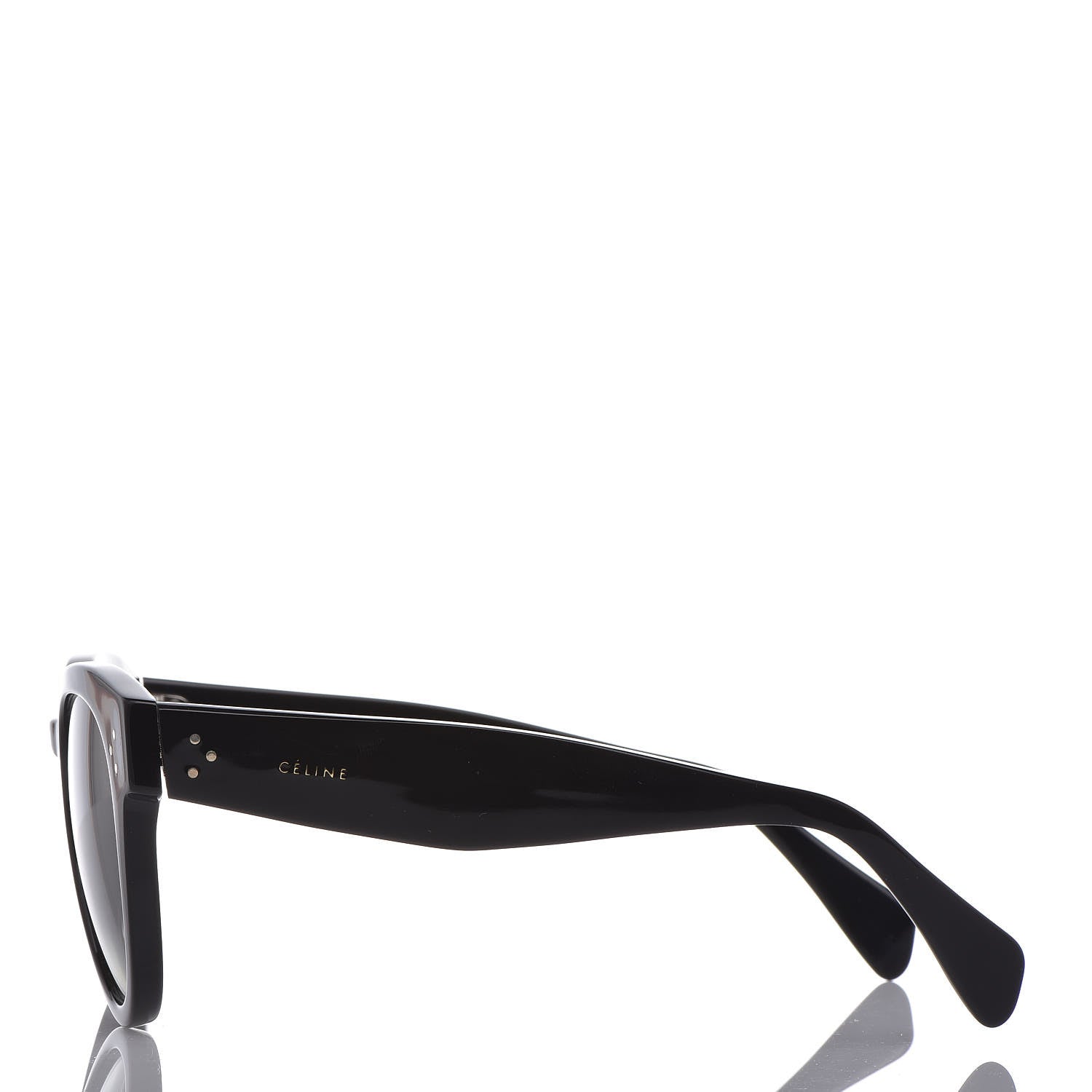 Celine Thin Preppy Sunglasses CL 41049/S Black 2 of 5