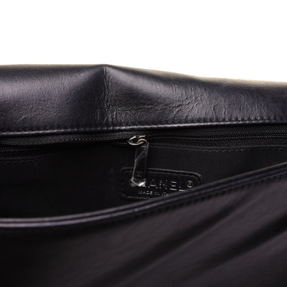 Chanel Calfskin Embossed Stitch Large Boy Flap Black 10 of 18