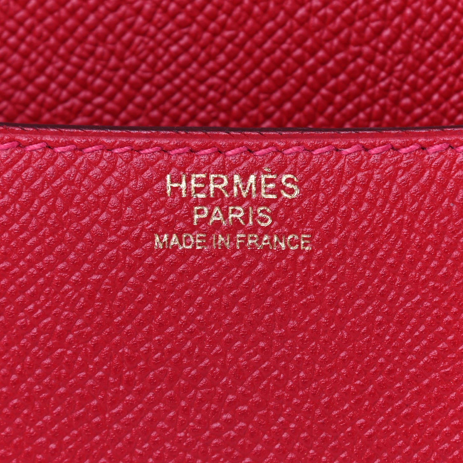 Hermes Epsom Constance 24 Rouge Casaque 6 of 9