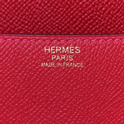 Hermes Epsom Constance 24 Rouge Casaque 6 of 9