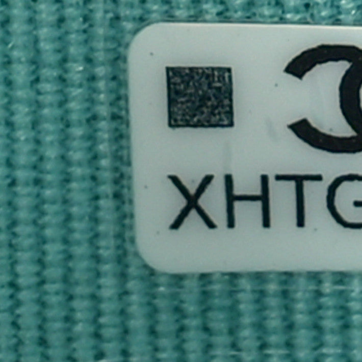 Chanel Caviar Quilted Large Gusset Zip Around Wallet Turquoise 7 of 9