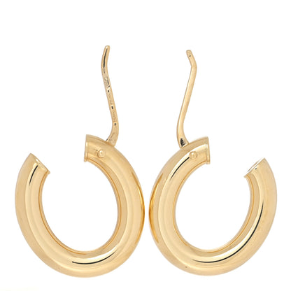 Roberto Coin 18K Yellow Gold Classics Oval Hoop Earrings 3 of 4