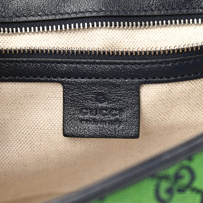 Gucci Monogram Multicolor Matelasse Diagonal Small GG Marmont Shoulder Bag Green Blue 5 of 9