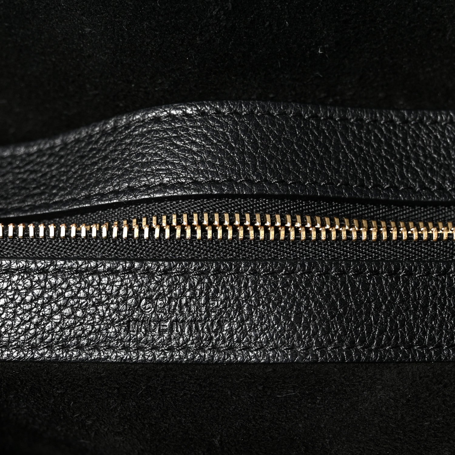 Celine Soft Grained Calfskin Medium Belt Cabas Phantom Black 7 of 13