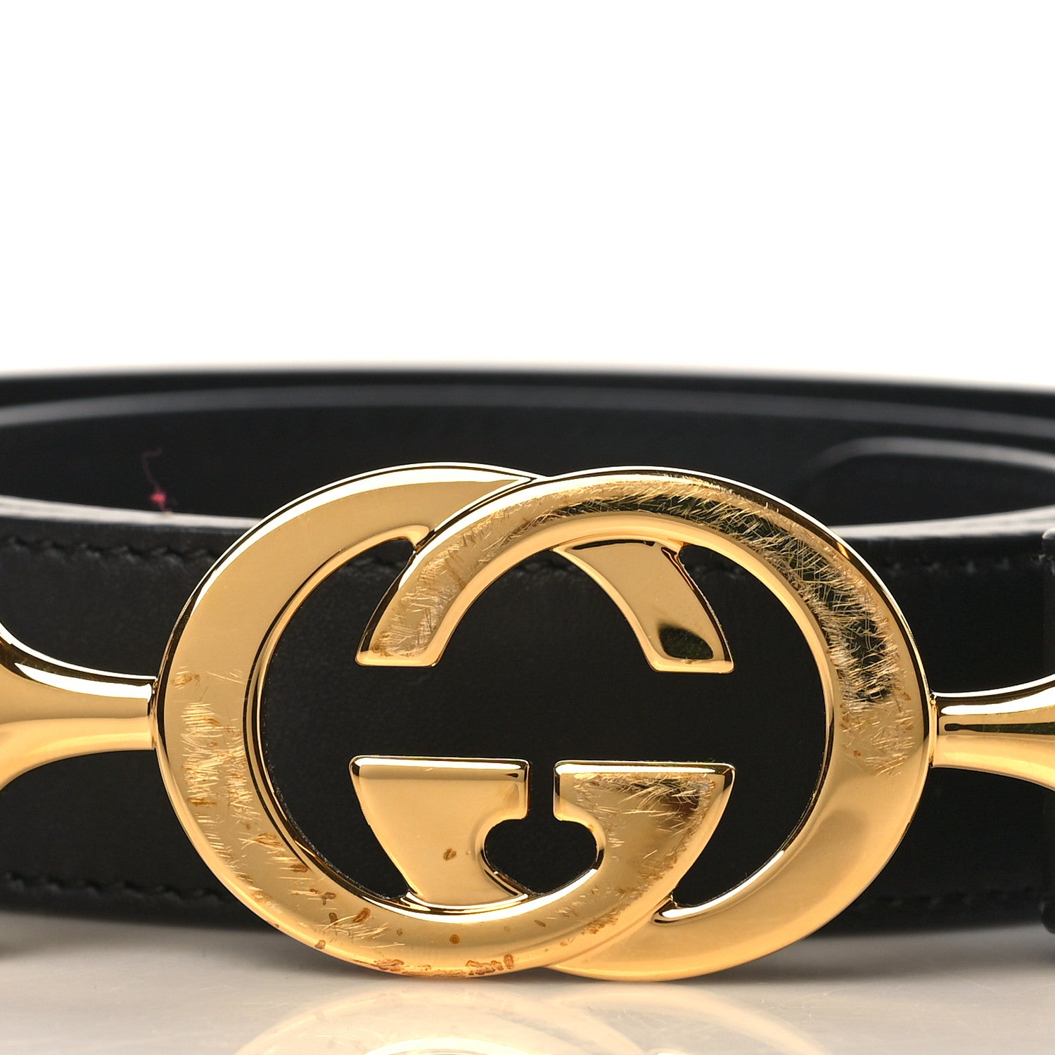 Gucci Calfskin Zumi 30mm Belt 80 32 Black 2 of 5