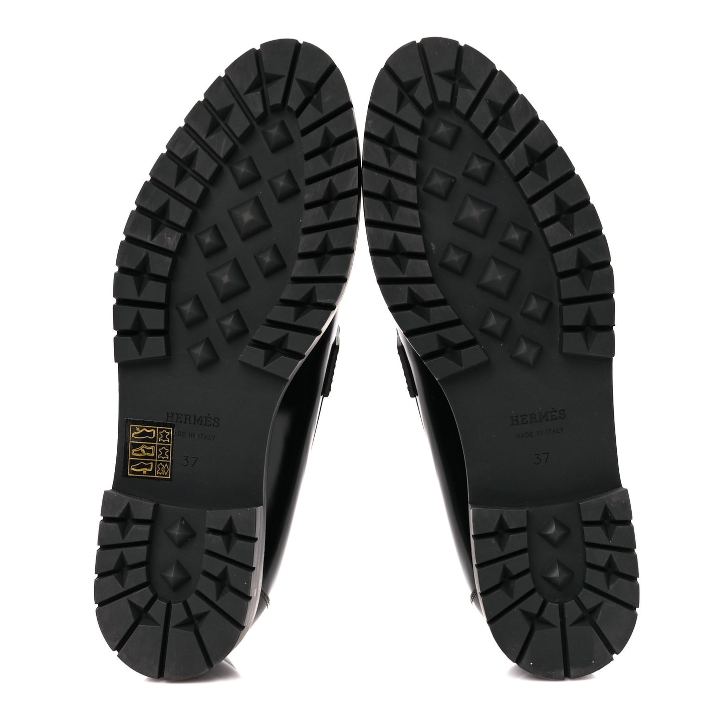 Calfskin Womens Faubourg Loafers 37 Black